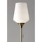 Homeroots Brass Metal Floor Lamp with White Opal Wine Glass Shade 372717 - alternate 4
